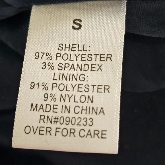 PacSun floral navy blue embroidered satin lined full zip jacket size sma… - Picture 14 of 14